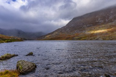 Llyn Ogwen Snowdonia milli parkı Galler