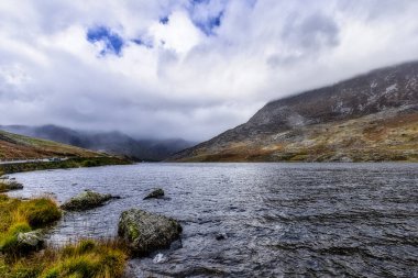 Llyn Ogwen Snowdonia milli parkı Galler