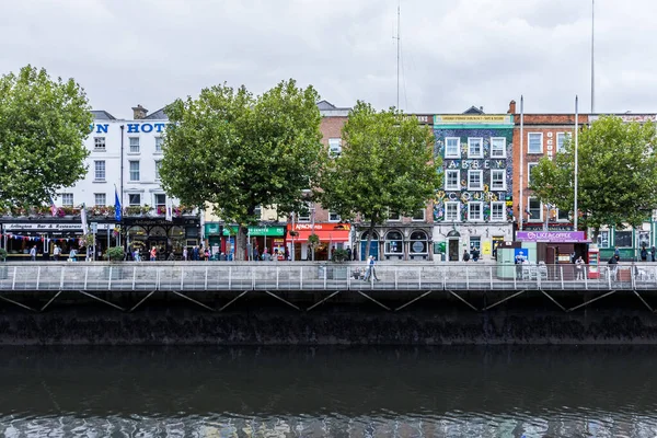 Dublin Irlanda Dia Nublado — Fotografia de Stock