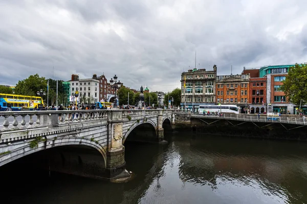 Dublin Ierland Een Bewolkte Dag — Stockfoto