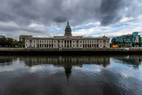 stock image Custom House Quay Dublin Ireland