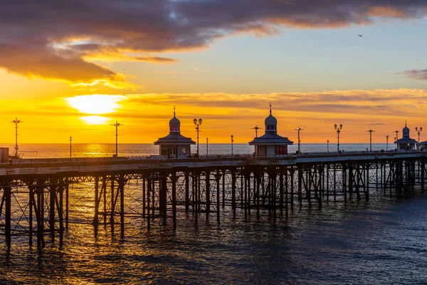 Blackpool North Pier Sonnenuntergang — Stockfoto