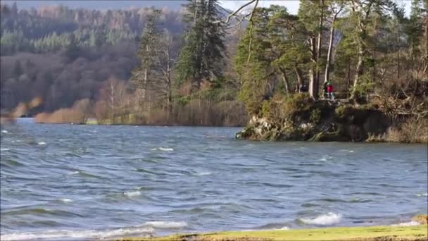 Derwentwater Keswick Lake District Cumbria Reino Unido — Vídeo de Stock