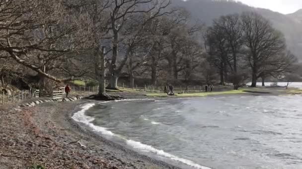 Derwentwater Keswick Lake District Kumbria Wielka Brytania — Wideo stockowe