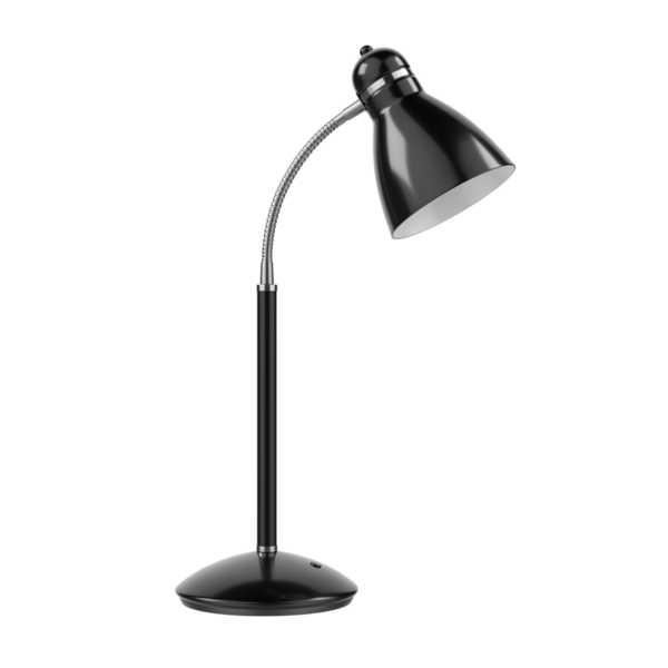 Masa lambası şeffaf arkaplanda izole edildi