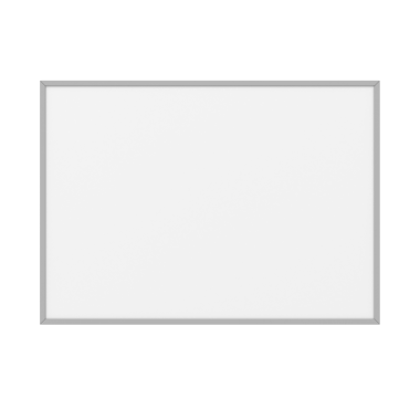 Beyaz tahta şeffaf arkaplanda izole edildi