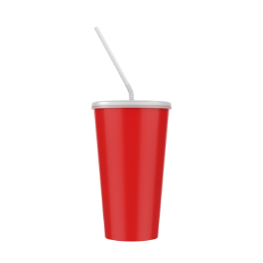 Meyve suyu bardağı şeffaf arkaplanda izole edildi