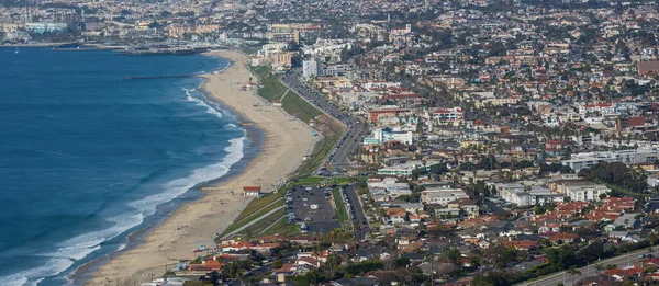 Redondo Beach Torrance Beach Los Angeles County Southern California Aerial — ストック写真