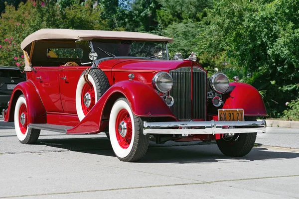 샌마리노 캘리포니아 2023년 27일 1930년대 Packard 지역에서 운전하는 보여주었다 — 스톡 사진