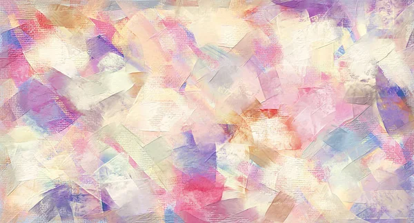 Pinceladas Abstratas Brilhantes Pintura Óleo Sobre Tela Arte Rosa Textura — Fotografia de Stock