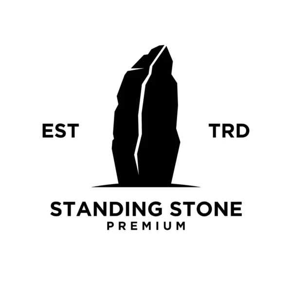 Stein Logo Symbol Design Illustration Vorlage — Stockvektor