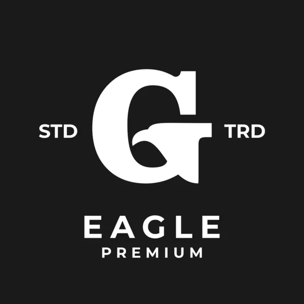 Eagle Letter Icon Design Illustration Template — Stock Vector