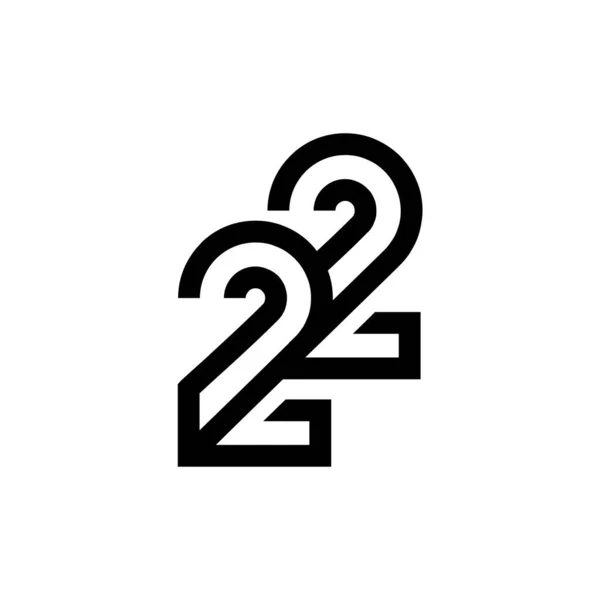 Buchstaben Monogramm Logo Symbol Design Vorlage — Stockvektor