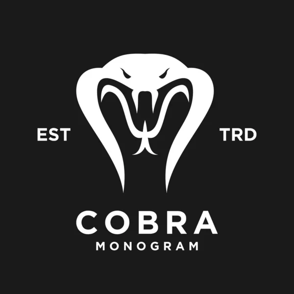 Cobra Orm Ikon Design Illustration — Stock vektor