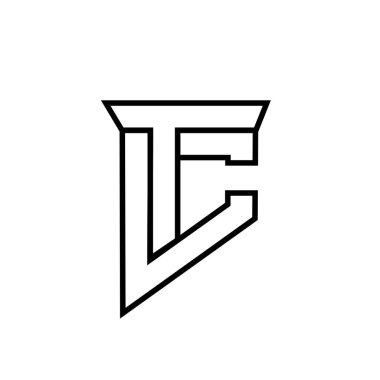 tc ct harf simgesi tasarım örnekleme şablonu