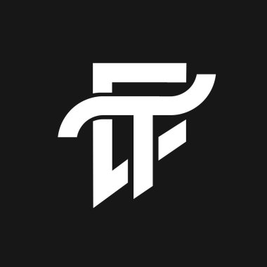 tc ct harf simgesi tasarım örnekleme şablonu