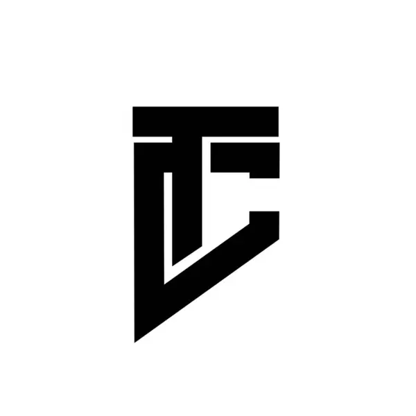 Letter Icon Design Illustration Template — Stock Vector