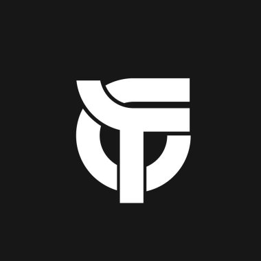 tc ct harf simgesi tasarım örnekleme şablonu