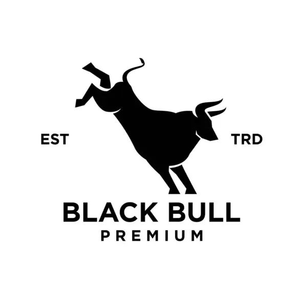 Bull Pictogram Ontwerp Illustratie Sjabloon — Stockvector