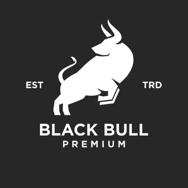 Bull Icon Design Illustration Template — Stock Vector