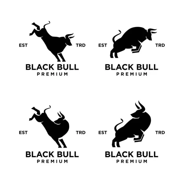 Bull Ikona Wzór Ilustracji Szablon Ilustracje Stockowe bez tantiem