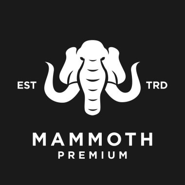 Mamut simge tasarımı ikon resimleme şablonu