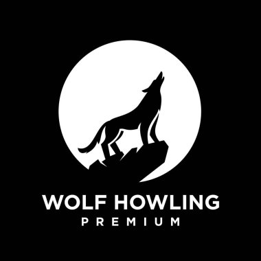 Kurt uluyan logo ikonu tasarım örnekleme şablonu