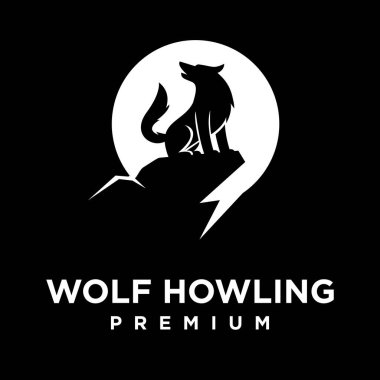 Kurt uluyan logo ikonu tasarım örnekleme şablonu