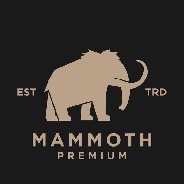 Mammoth icon design icon illustration template