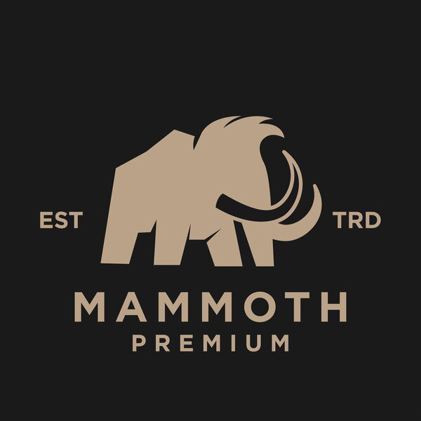 Mammoth icon design icon illustration template