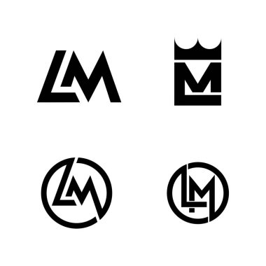 İlk harf simgesi tasarım şablonuyum