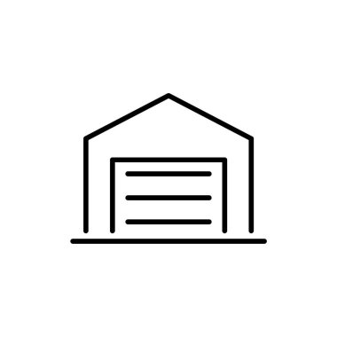 Depo satırı simge tasarımı örnekleme şablonu