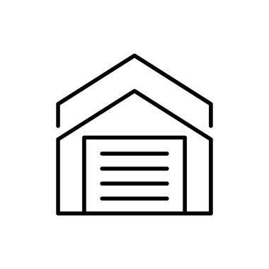 Depo satırı simge tasarımı örnekleme şablonu