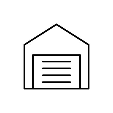 Depo satırı simge tasarımı örnekleme şablonu