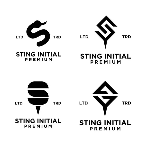 Sting Letter图标设计模板 — 图库矢量图片