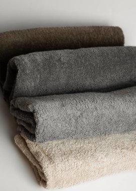 Yumuşak renklerde pastel havlular..