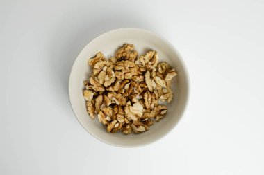 Walnut Kernels in a Bowl clipart