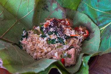 Nasi Tiwul is a traditional food from Wonogiri, Central Java Indonesia