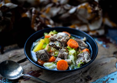 Et ve sebzeli Endonezya çorbası, Sop Daging