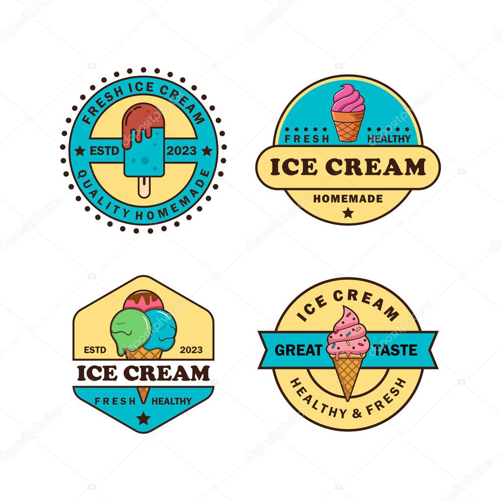 Ice cream homemade fresh and healthy