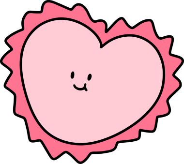 Sevgililer Günü sevimli el çizimleri, dekoratif kartlar için sevimli çizimler.