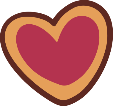 Sevgililer Günü sevimli el çizimleri, dekoratif kartlar için sevimli çizimler.