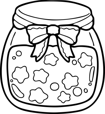 Şirin çizgi film, bahçe, bahar, ağaçlar, çiçekler, bahçe, illüstrasyon, el çizimi