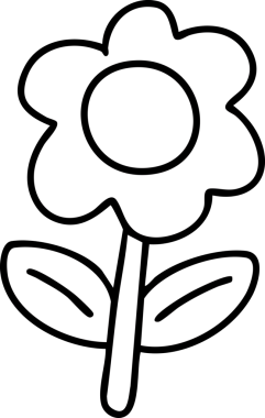 Şirin çizgi film, bahçe, bahar, ağaçlar, çiçekler, bahçe, illüstrasyon, el çizimi