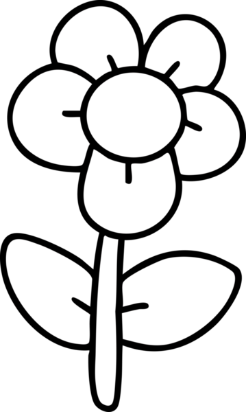 Şirin çizgi film, bahçe, bahar, ağaçlar, çiçekler, bahçe, illüstrasyon, el çizimi