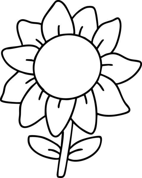 Şirin çizgi film, bahçe, bahar, ağaçlar, çiçekler, bahçe, illüstrasyon, el çizimi