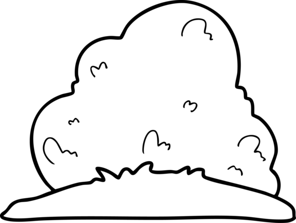 Şirin çizgi film, bahçe, bahar, ağaçlar, çiçekler, bahçe, illüstrasyon, el çizimi