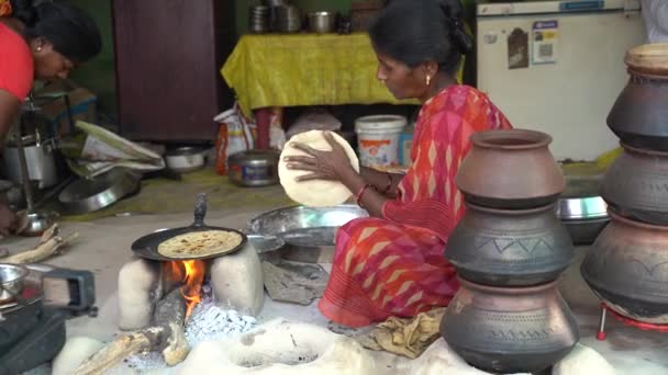 Nagpur Maharashtra Inde Janvier 2023 Les Gens Qui Préparent Cuisinent — Video