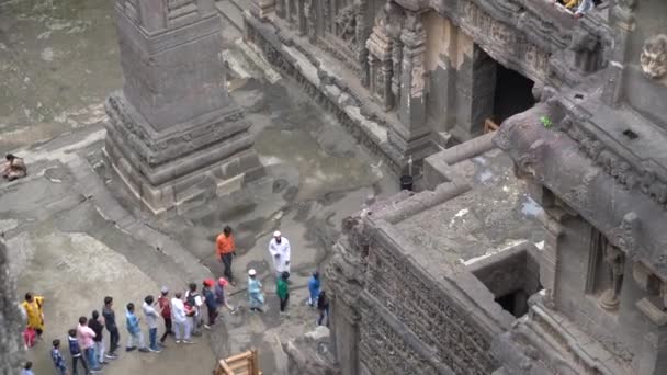Аурангабад Махараштра Индия Июня 2022 Года Туристы Наслаждаются Видом Древний — стоковое видео