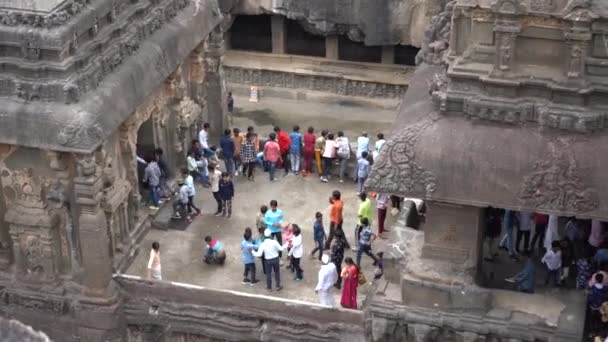 Aurangabad Maharashtra Indien Juni 2022 Touristen Genießen Blick Auf Antike — Stockvideo